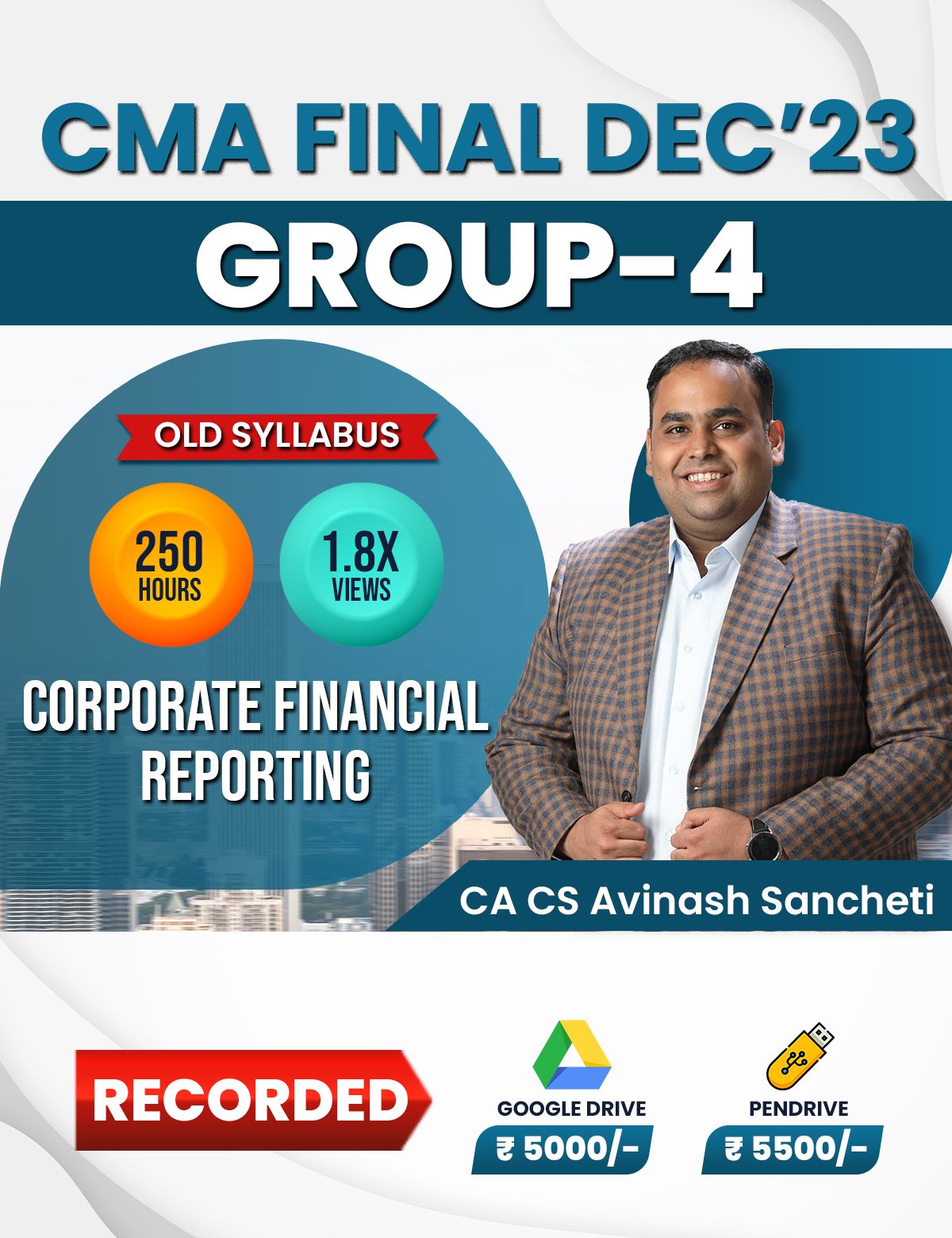 CMA Final Corporate Financial Reporting Old Syllabus